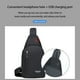 thumbnail image 5 of Bolso bandolera pequeño tipo bandolera para el pecho, bandolera de hombro, bolso de viaje para hombres, mujeres y niños, con orificio para auriculares y bolsillo en el pecho., 5 of 6