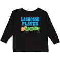 thumbnail image 3 of Inktastic Lacrosse Player in training Boys or Girls Long Sleeve Toddler T-Shirt, 3 of 5