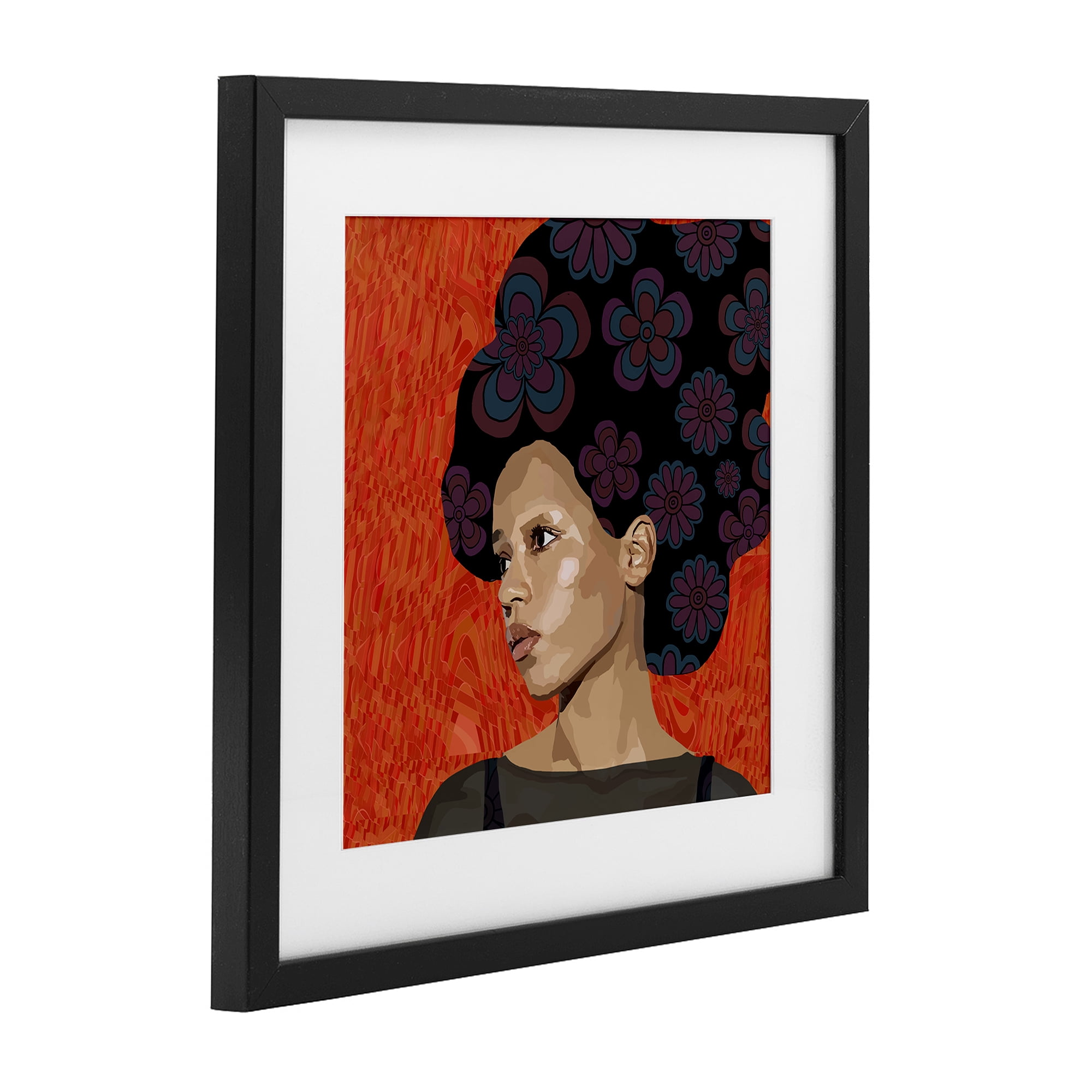 Stupell Industries Portrait Of A Dreamer Black Framed Print Under Glass, design by Lynnda Rakos