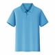 thumbnail image 1 of Camisa unisex de verano transpirable con botones - Cuello con solapa, poliéster/spandex, para trabajo/informal - Tallas S-XXXXL, 1 of 3