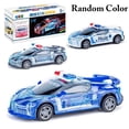 thumbnail image 2 of LED Light Car Toy Funny Battery Powered Police Car Toy Racing Model Car for Kids, 2 of 10