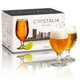 thumbnail image 7 of Crystalia Set of 6 Craft Beer Glasses, Belgian Style Stemmed Tulip Classics, IPA Beer Tasting Glassware, 13 1/2 oz, 7 of 7
