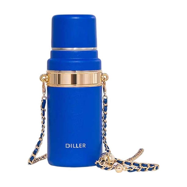 Cateissary Vacío de paja 3 en 1 Boca ancha ml Elegante Color sólido Chicas Damas Viajar Compras Aspira Botella de agua Teteras Azul Cateissary HA080494-04