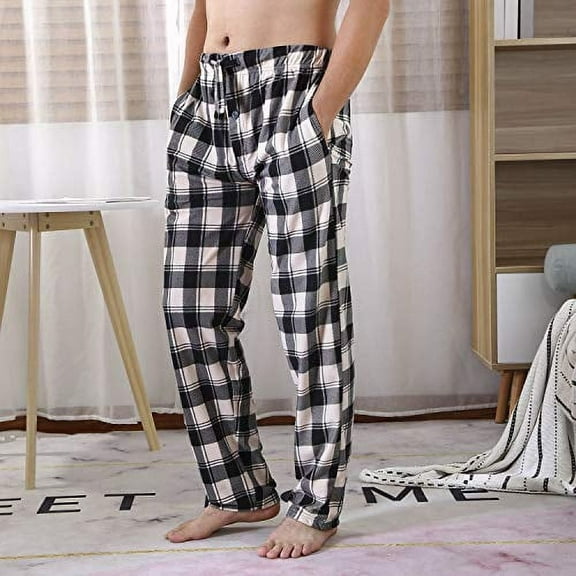 Different Touch BIG & TALL Men's Pajama Lounge Fleece Pants Bottoms