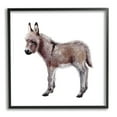 thumbnail image 2 of Stupell Industries Baby Donkey Watercolor Portrait Children's Nursery Animal White Framed Art Print Wall Art, 12x12, by Fox Hollow Studios, 2 of 5
