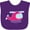 Purple, variant on Inktastic Helicopter Pink Girls Girls Baby Bib