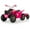 Rose, variant on Jaxpety 6V Kids Ride On Toy for Toddler, Kids ATV 4 Wheeler for 1-3 Boys & Girls with Trailer, Music, Bluetooth