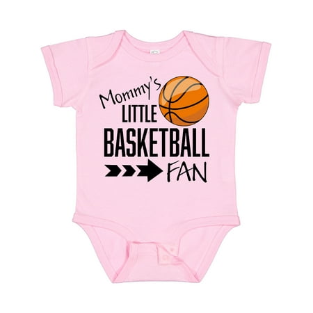 

Inktastic Mommy s Little Basketball Fan Gift Baby Boy or Baby Girl Bodysuit