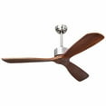 thumbnail image 3 of Canddidliike 52 Inch Modern Brushed Nickel Finish Ceiling Fan with Remote Control,, 3 of 8