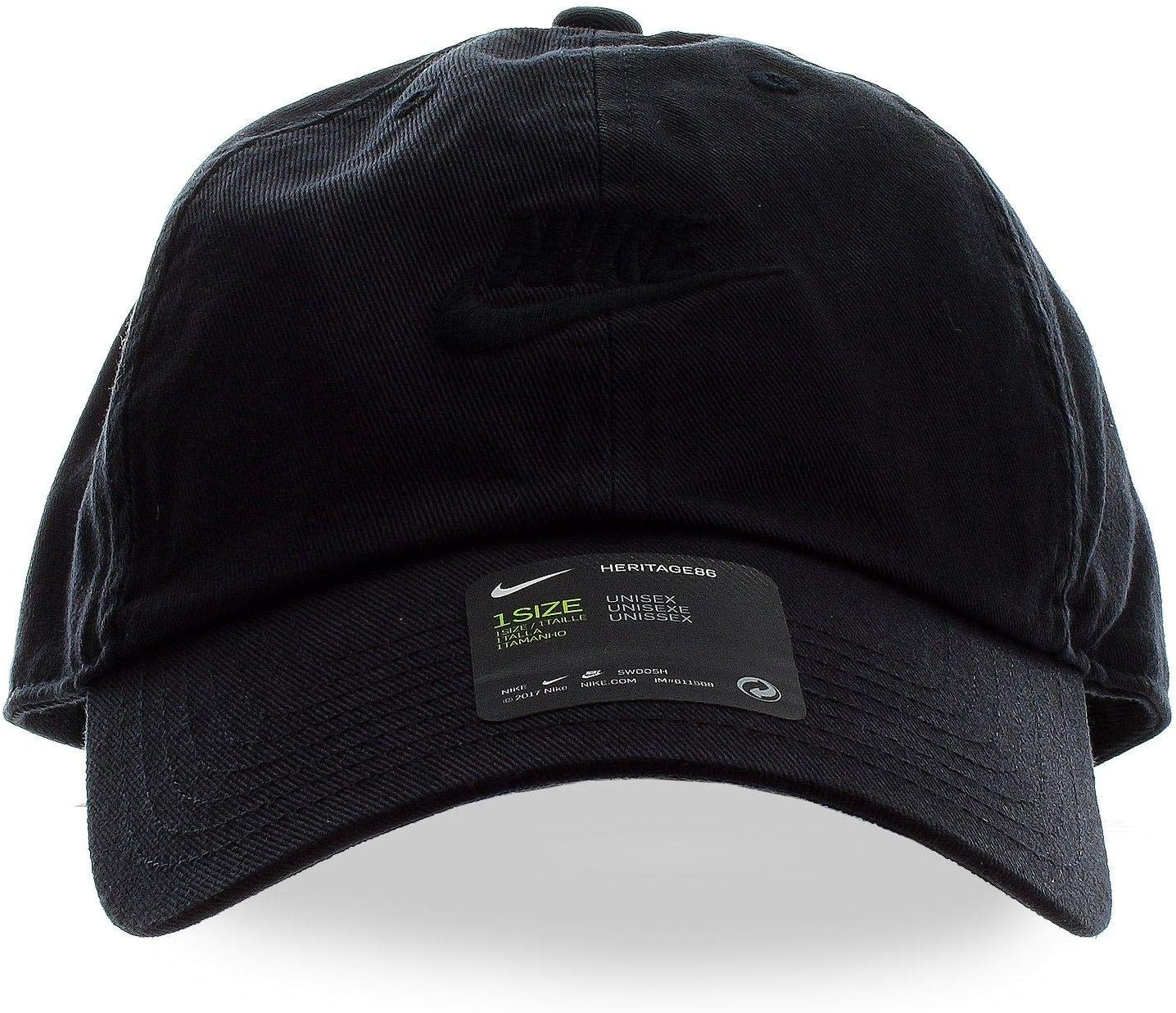 Unisex Sportswear Heritage86 Futura Washed Hat Black/Black/(Black) One Size