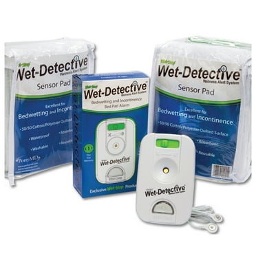 Wet-Detective Incontinence Alert System (Alarm 2 Sensor Pads)