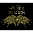 thumbnail image 2 of Men's Game of Thrones: House of the Dragon Intricate Dragon Wings Logo  Graphic Tee Black 3X Large, 2 of 5