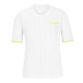 thumbnail image 5 of Iugvhana Mens Knit Button Down Shirts Casual Textured Polo Shirt Short Sleeve Vintage Summer Beach Tops with Pocket White M, 5 of 5
