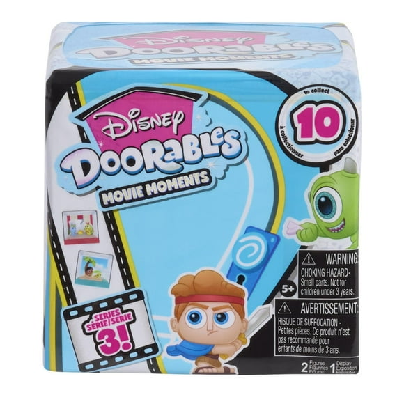 Disney Doorables Movie Moments Series 3 Figures, 2 Exclusive 1.5-inch Collectible Figurines, Disney Doorables Movie Moments Series 3