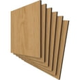 thumbnail image 2 of Ekena Millwork 7 3/4"W x 7 3/4"H x 1/4"T Wood Hobby Boards, Maple (6-Pack), 2 of 6