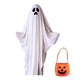thumbnail image 2 of Ghost Halloween Costume for Adult, Ghost Costume Gown Cosplay Roleplay Supplies for Ghost Corner Party Props 57.5In, 2 of 8