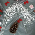 thumbnail image 2 of dajkiuy Christmas Artificial Glitter Berry Picks Decorations, 39" Decorative Bead Sticks Xmas Picks Glittery Twigs Branches for Christmas Tree Wreath Gift Vase Decor Party Ornaments, 2 of 6
