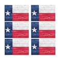 thumbnail image 2 of MKHERT American State Flag Wood Texas Flag Placemats Table Mats for Dining Room Kitchen Table Decoration 12x18 inch,Set of 6, 2 of 4