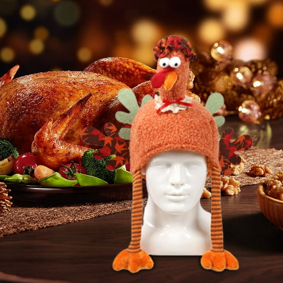 Sombrero de pavo de Acción de Gracias con pajarita | Decoración festiva para fiestas para adultos y niños | Diadema de disfraz divertida para reuniones y celebraciones