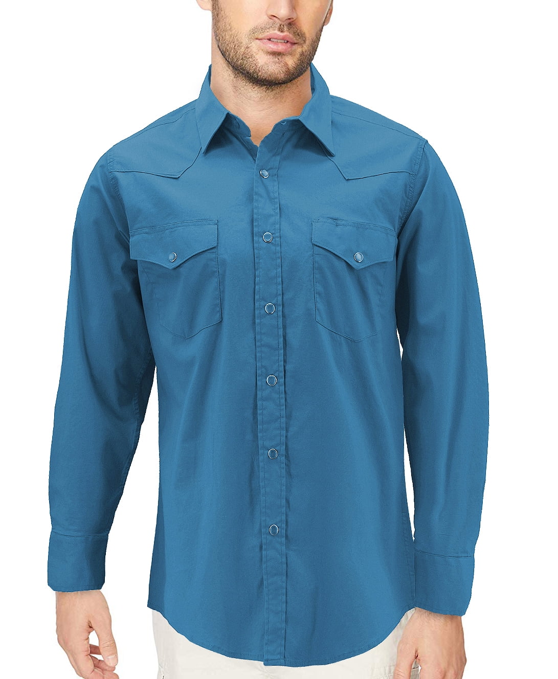 slim fit pearl snap shirts