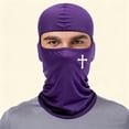 thumbnail image 4 of Couvre-visage Respirant en Polyester pour Activités Extérieures d'Automne et d'Hiver; Évacuation de l'Humidité, Conception Ergonomique pour le Cyclisme, la Randonnée, la Course, le Ski, Tour de Tête 55-60 cm, 4 of 8
