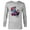 Athletic Heather, variant on Marvel Spider-Man Miles Morales 5th Birthday Graphic - Long Sleeve T-Shirt for Men - Customized-White
