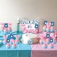 thumbnail image 4 of Badges or Bows Gender Reveal Cake Topper Decorations with Blue Badges and Pink Bow Cake Toppers for He or She Pink and Blue Boy or Girl What Will Baby Be Gender Reveal Baby Shower, 4 of 6