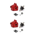 thumbnail image 4 of Caja de Cambios Diferencial Vogacara para Coche con Control Remoto WLtoys 144010 144001 Rojo 2piezas, 4 of 6