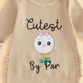 thumbnail image 5 of CAUYDY Boy Loungewear for Infant Preemie Long Sleeved Bodysuit for Girl Newborn Romper 0 3 6 9 Months 1T 2T Fall Winter Baby Sleepers Sizes 0-3 Months,Beige, 5 of 6
