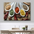 thumbnail image 3 of wall26 Canvas Print Wall Art Close Up View of Seasonings with Star Anise &amp; Peppers Fruit Food Photography Realism Chic Scenic Colorful Multicolor Ultra for Living Room, Bedroom, Office - 24", 3 of 5