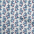 thumbnail image 1 of oneOone Cotton Cambric Medium Blue Fabric Paisleys Sewing Craft Projects Fabric Prints By Yard 56 Inch Wide, 1 of 5