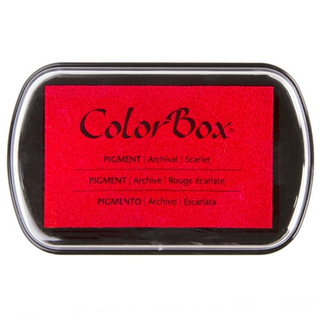 ColorBox Full Size Ink Pad Scarlet (Best Ink Pads For Card Making)