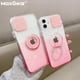 thumbnail image 2 of Funda transparente con gradiente de protección para cámara deslizante para iPhone 14 13 12 11 Pro Max XS X XR 8 7 Plus, funda transparente con soporte para anillo Tan Jianjun unisex, 2 of 2