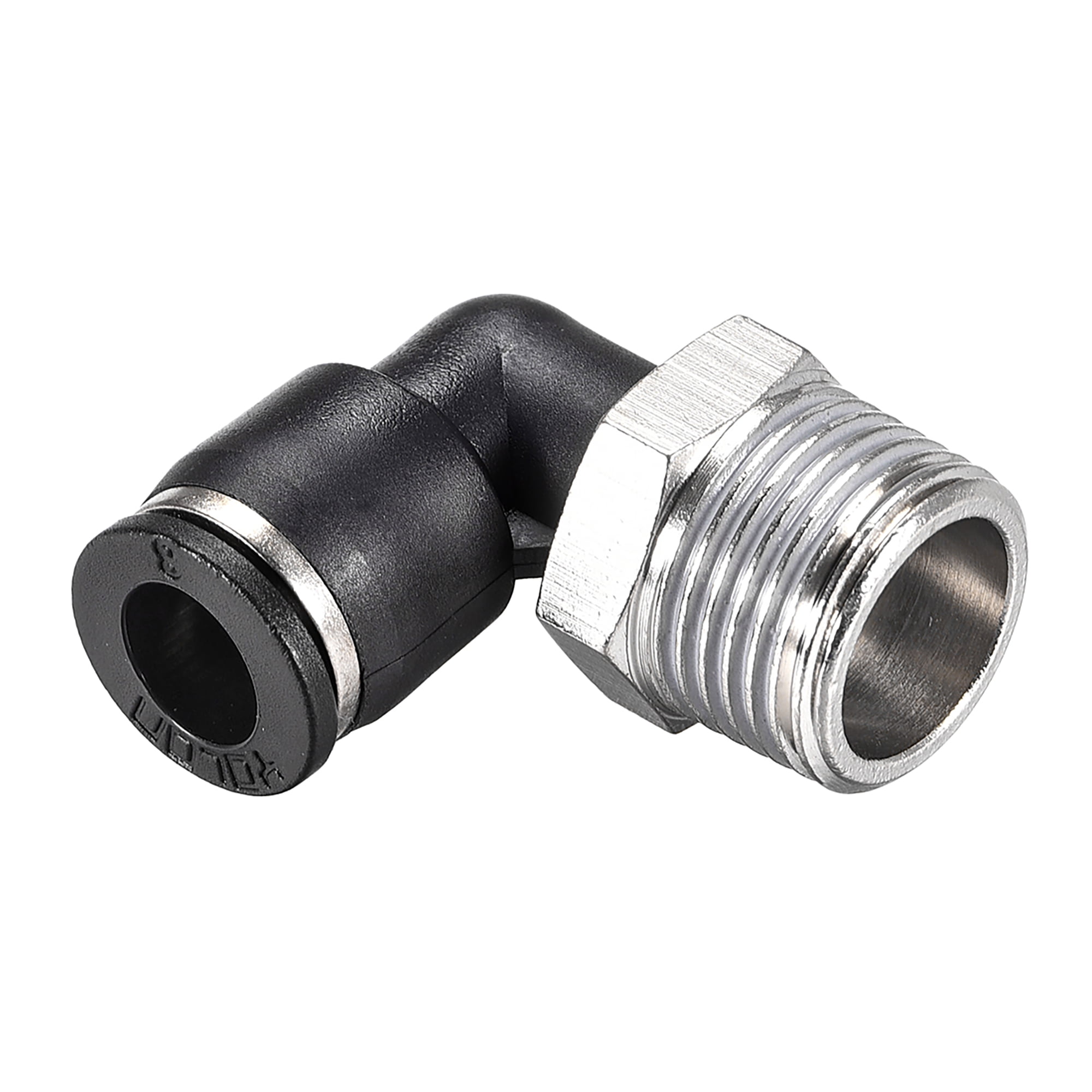 Air Water Pneumatic Compression Male Stud Tube Elbow 3/8" x 3/8"npt 
