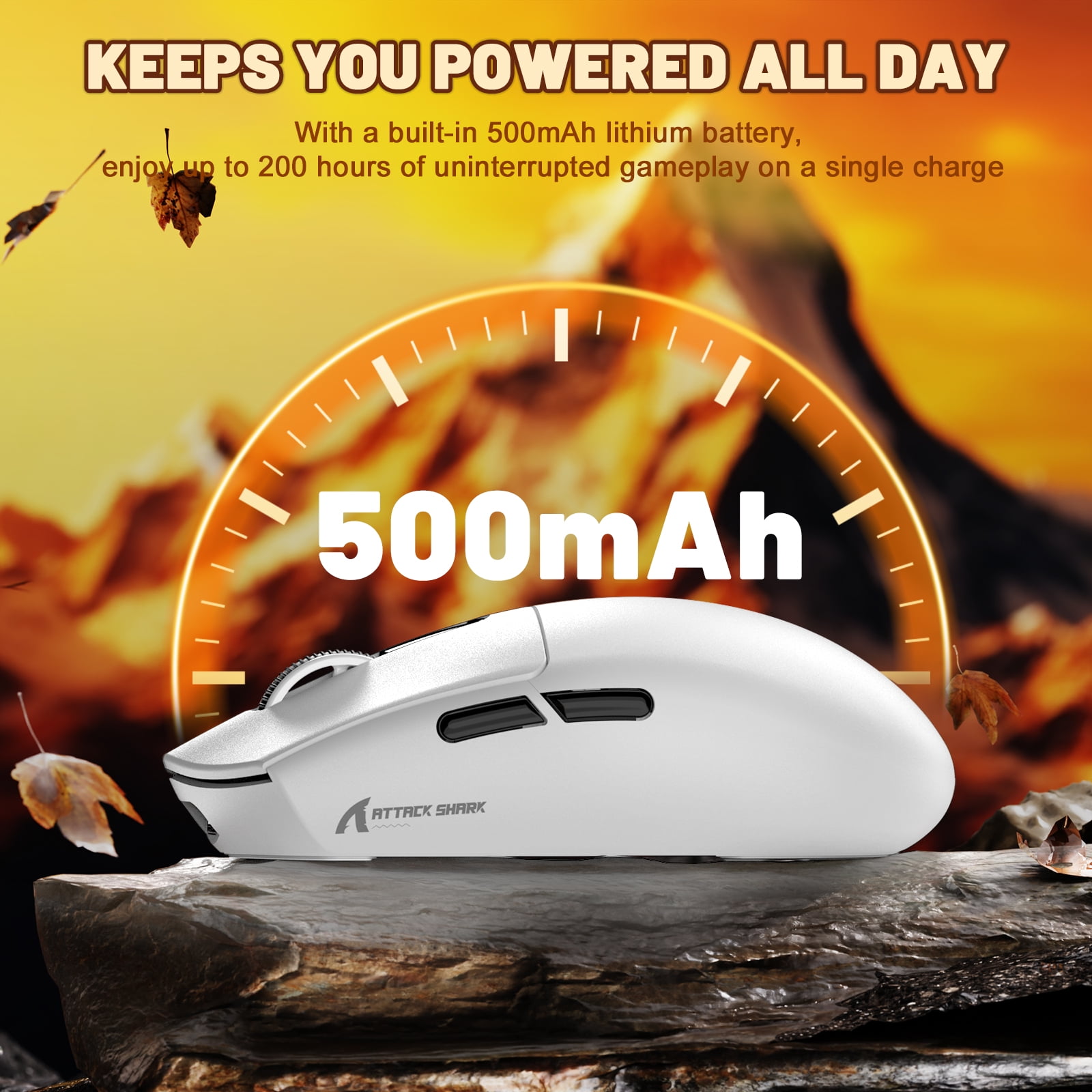 ATTACK SHARK G3 Tri-mode Wireless Gaming Mouse 25000 DPI Ultra Lightweight