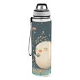 thumbnail image 2 of Sports Water Bottle 1000ML Tritan Food Grade Clear Water Bottle Fitness Outdoor Sports Bike White Cartoon Chicken, 2 of 7