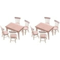 thumbnail image 3 of OUNONA 2 Sets  of Miniature Desk and Chair Doll Furniture Wooden Chair Desk Ornament Mini House Decor, 3 of 8