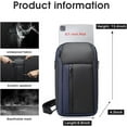 thumbnail image 4 of BANGE Waterproof Men's Sling Bag, Large Capacity Crossbody Backpack Durable, 4 of 9