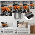 thumbnail image 4 of Designart "Morning Glow at the Farmhouse" Floral Metal Wall Decor, 4 of 5