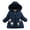 Navy Blue B, variant on QUDDERR 1-5T Girl's Hooded Coat Jacket for Kids Toddler Winter Thickened Parka Coat Girls Warm Cotton-Padded Outwear