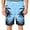 Z7-Sky Blue, variant on XINPING Swim Shorts Men Fashion Hawaiian Print Quick-Dry Patriotic Swimming Trunks with Pockets Anti-Chafe Swimwear Bathing Suits