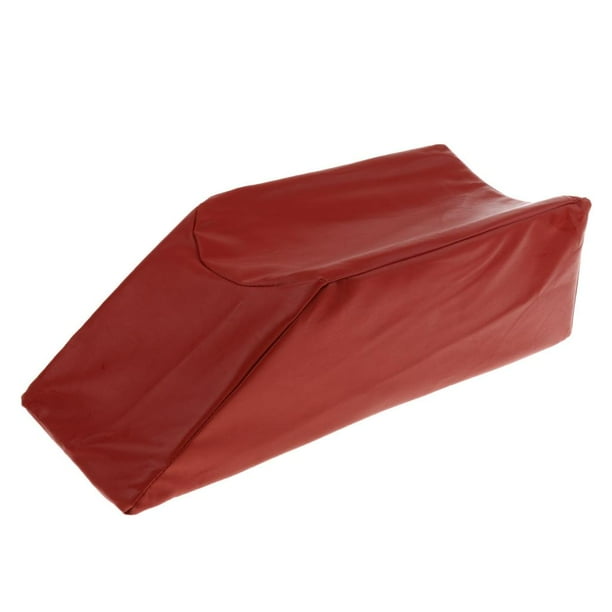 Cómodo cojín elevador de espuma para piernas, rodillas y tobillos, almohada de apoyo para la hinchazón marrón
