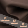 thumbnail image 4 of TOPCHANCES 100" Extra Wide Outdoor Blackout Curtains Waterproof Blocking UV Protect Patio (254 * 213 cm), Brown, 4 of 6