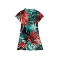 thumbnail image 4 of CCRFTGI Polo Dress for Kids Girls Size 7 Back To School Short Sleeve Uniform Cute Hawaiian Tropic Pleated Flare Skater Polo Dresses Summer Button-Down Collar Pique Polo Dress Army Green 3-4 Years, 4 of 5