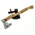 thumbnail image 5 of Custom Gift Forged Carbon Steel Axe with Rose Wood Shaft, Camping Axe (AX-7000), 5 of 9