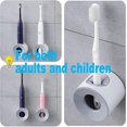 thumbnail image 4 of 2Pcs Electric Toothbrush Holder for Bathroom, Wall Mounted Bathroom Storage Organizer Caddy, 4 of 5