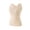 Beige, variant on Women's V Neck Sleeveless Lace Tank Top Warm Winter Base Layer Vest for Cold Weather Base Layer Underwear Undershirt