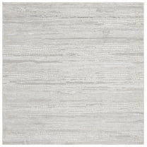 SAFAVIEH Hanna Lynna Abstract Area Rug, Grey Ivory/Dark Grey, 6'7" x 6'7" Square
