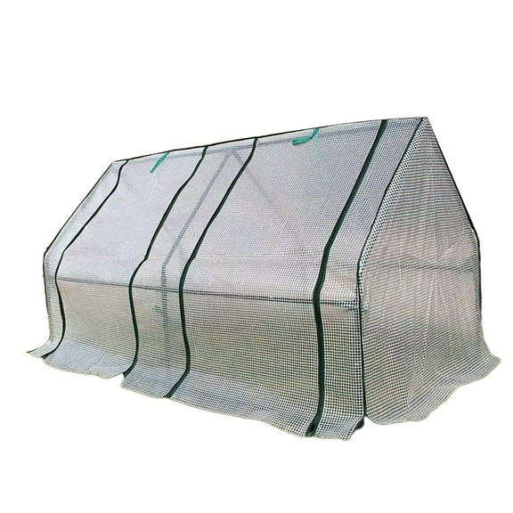 Mini Greenhouse Cover for Raised Garden Bed - PVC PE Waterproof Plant Protection 180x90x90cm