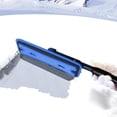 thumbnail image 4 of 36" Car 3-in-1 Snow Brush, Detachable & Extendable Ice Scraper with Wide Foam Head & Ergonomic Grip, Lightweight Aluminum Snow Removal Tools Windshield & Paint Safe Shovel for Vehicle (Blue), 4 of 6